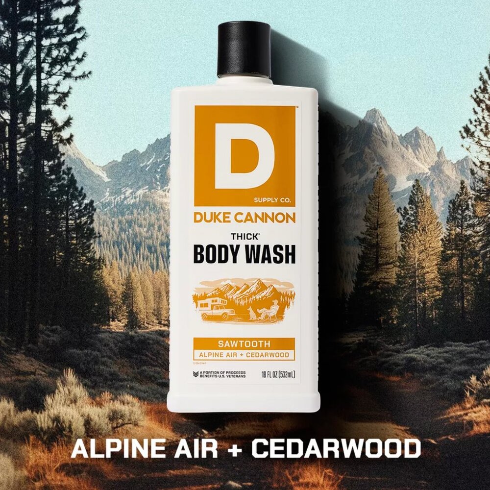DUKE CANNON SUPPLY CO. Thick Men's Body Wash - Sawtooth - 18 fl oz NEW